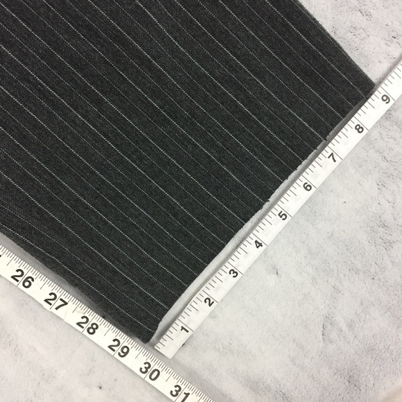 Penningtons Pinstripe Pants Womens Plus Size 18 Gray Straight Leg Trousers - Picture 9 of 9